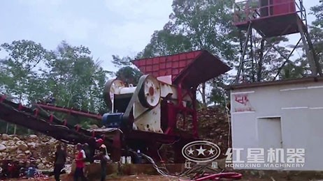 印尼客戶破碎機生產(chǎn)現(xiàn)場視頻