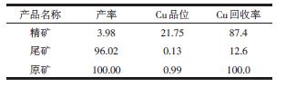 銅硫礦選礦工藝的新工藝