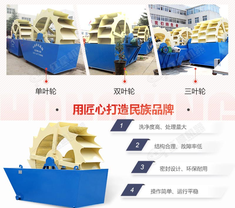 紅星水洗沙機(jī)設(shè)備價格工廠直銷