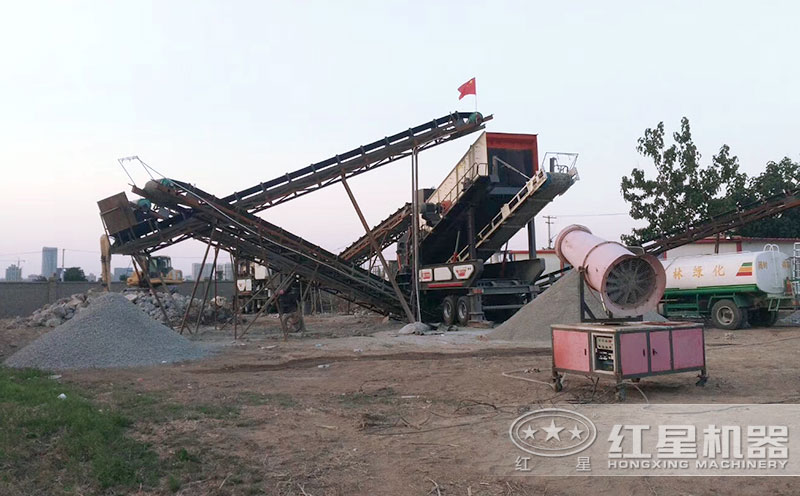 車載移動制砂一體機(jī)（輪胎配置）