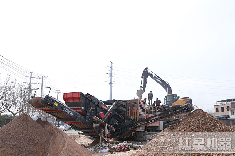 移動石頭制砂機(jī)器