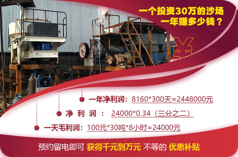 鵝卵石制砂利潤(rùn)可觀
