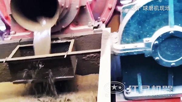 球磨機(jī)工作現(xiàn)場細(xì)節(jié)實拍