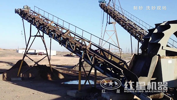 洗砂機(jī)現(xiàn)場實(shí)拍