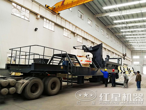 車載移動(dòng)制砂機(jī)配置