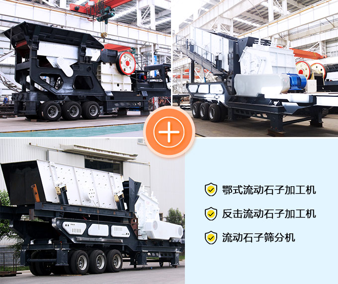 鄂式、反擊、篩分流動加工機