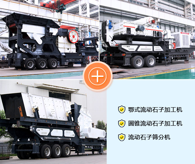鄂式、圓錐、篩分流動加工機