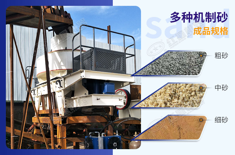 多種成品機(jī)制砂