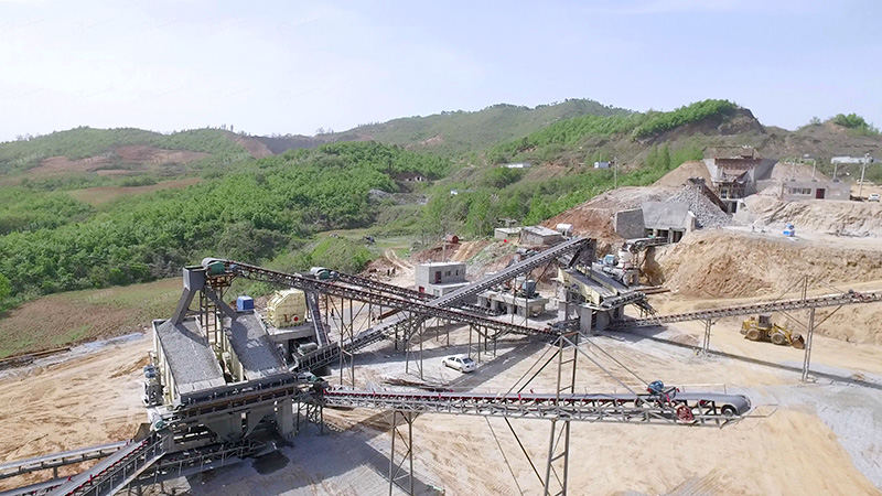 環(huán)保機制砂現場