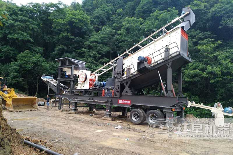 搭載顎破+圓錐破的四合一小型移動破碎機