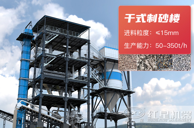 樓站式制砂機(jī)生產(chǎn)線適用范圍廣泛