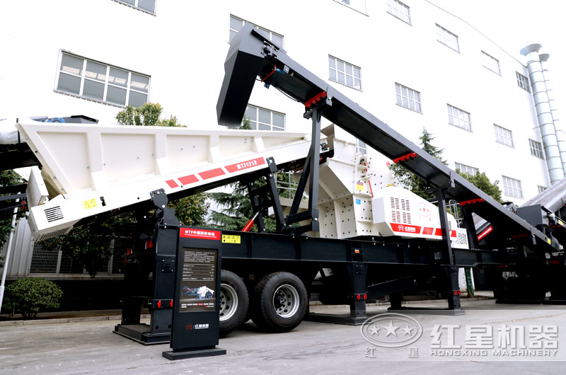反擊破移動式建筑垃圾破碎機(jī)